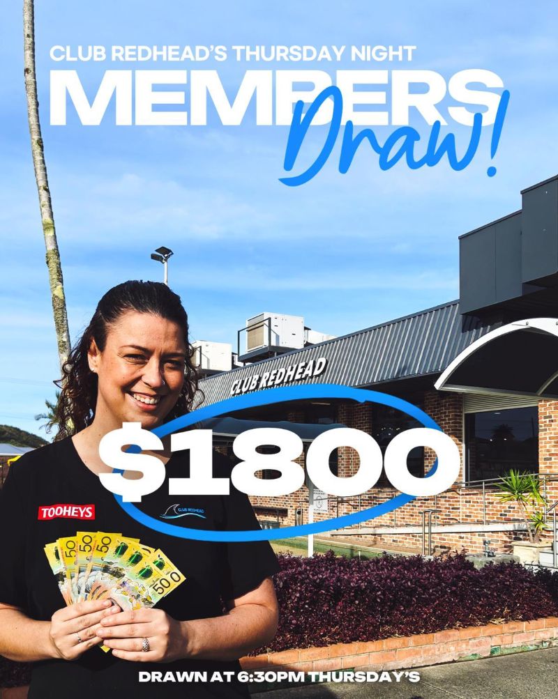Featured image for “Thursdays Just Got Better: $1800 Cash Draw, Testa Rossa Pizza & NRL Nights at Club Redhead!”