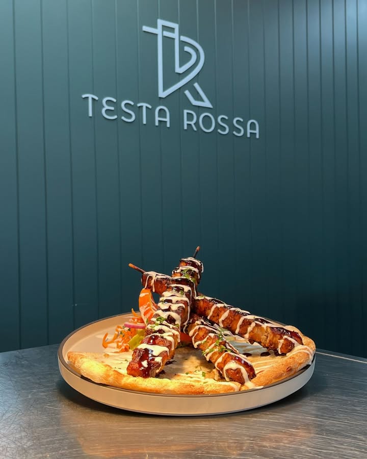 Featured image for “Chicken Skewer Special at Testa Rossa Bistro: Juicy BBQ Skewers with Feta Sauce for $25”