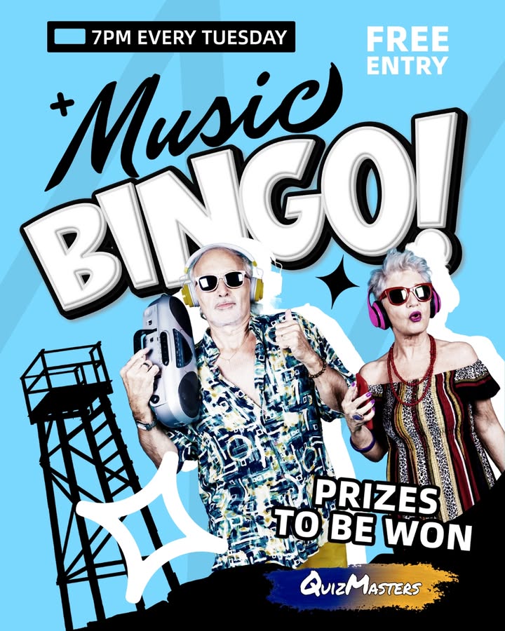 Featured image for “Music Bingo Every Tuesday at Club Redhead”