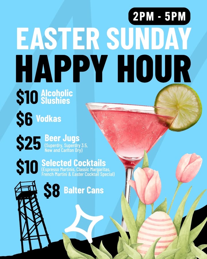 Featured image for “Easter Sunday Happy Hour at Club Redhead”