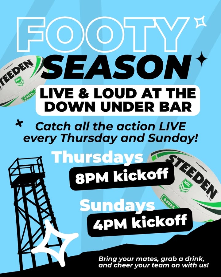 Featured image for “Footy Season Live at Club Redhead”