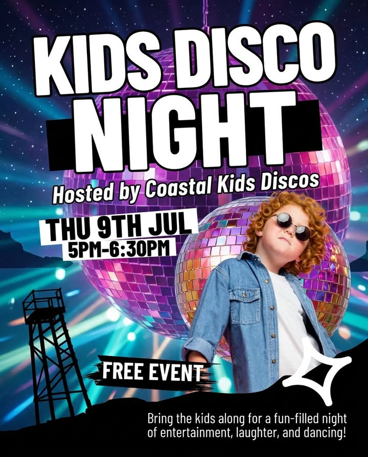 Featured image for “Free Kids Disco Night at Club Redhead”