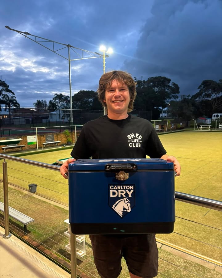 Featured image for “Koby Porteous Wins Carlton Dry Esky at Club Redhead”