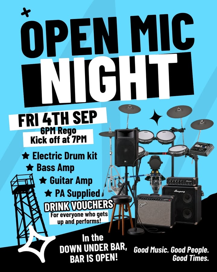 Featured image for “Open Mic Night at Club Redhead This Friday”