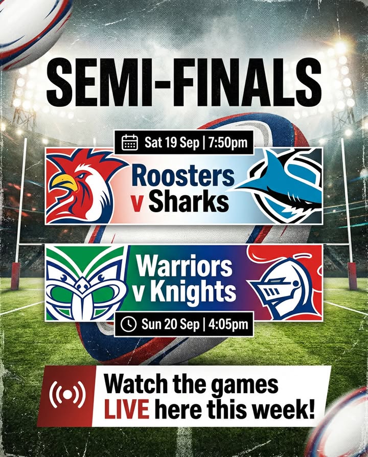 Featured image for “NRL Semi-Finals Live at Club Redhead This Weekend”