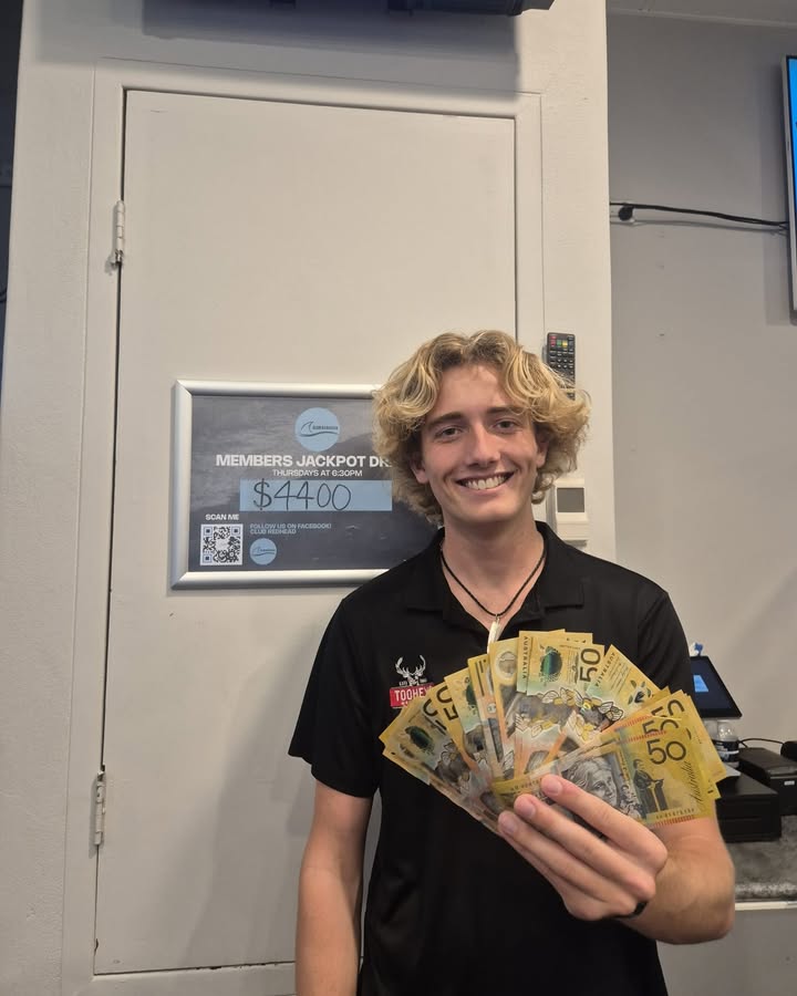 Featured image for “$4,400 Members Jackpot Draw at Club Redhead Tonight”