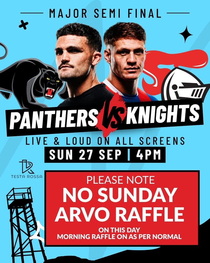 Featured image for “No Sunday Afternoon Raffle This Week at Club Redhead”