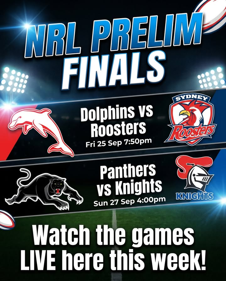 Featured image for “NRL Prelim Finals Live at Club Redhead This Weekend”