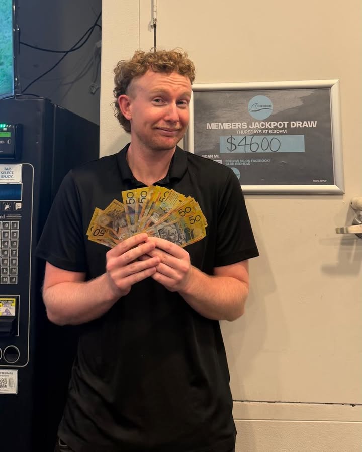 Featured image for “$4,600 Members Draw Jackpot Tonight at Club Redhead”