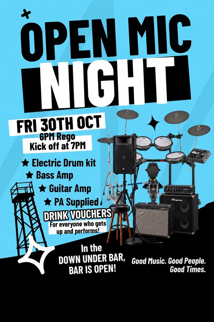 Featured image for “Open Mic Night at Club Redhead – Friday 30 October”